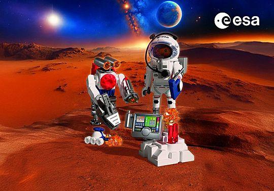 Produktbild Playmobil 72014 ESA: Astronaut mit Roboter