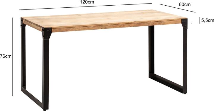 Actual product image FineBuy Dining room table (120 x 60 x 76 cm)