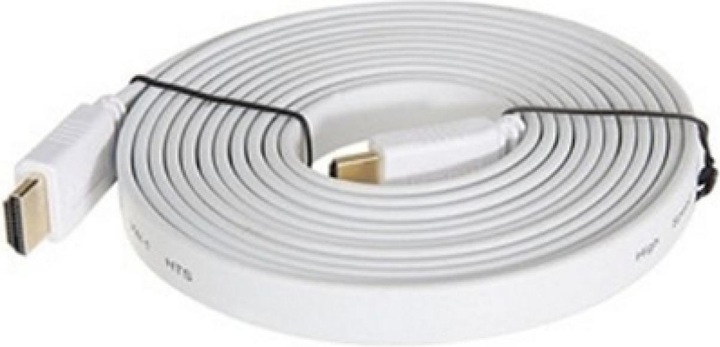 Produktbild PowerGuard HDMI 1.4 Flachband Kabel 3m 3D 2160p 4K vergoldet (HDMI)