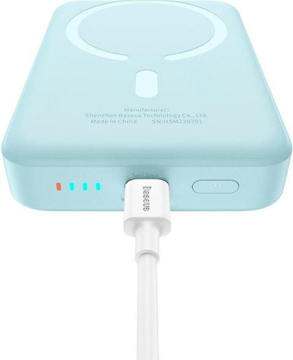 Actual product image Baseus Magnetic Mini Air Powerbank 10000mAh 20W (blue) (10000 mAh, 20 W, 37 Wh)