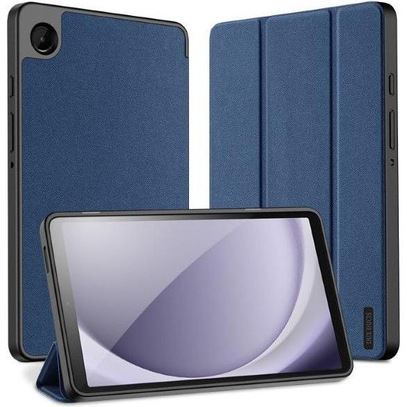 Dux Ducis Domo Series Leder Bookcover Hülle (Galaxy Tab A9), Tablet Hülle, Blau