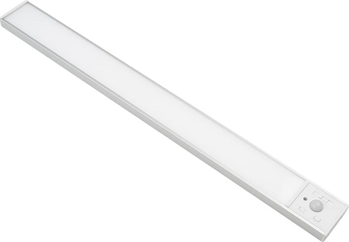Produktbild Luxula LED-Schrankleuchte mit Bewegungsmelder, 3,3W, 1250lm, CCT, IP20, silber, 40cm (120 lm)