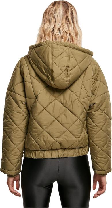 Actual product image Urban Classics Ladies Oversized Diamond Quilted Pull Over Jacket (XS)