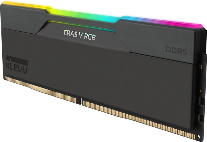 Immagine prodotto Klevv 64GB (32GBx2) CRAS V DDR5 6000Mhz Black Kit (2 x 32GB, 6000 MHz, RAM DDR5, DIMM)
