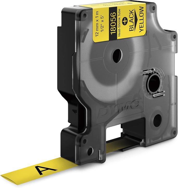 Produktbild Dymo Industrie Schrumpfschlauch-Kabeletiketten (1.20 cm, Gelb)