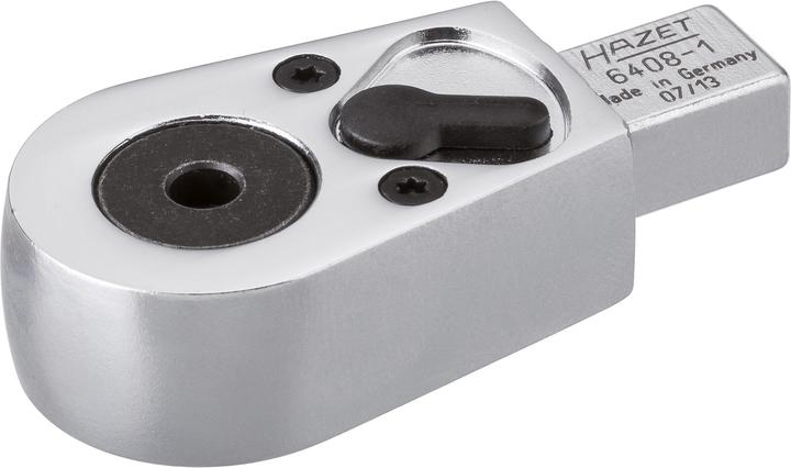Produktbild HAZET Bit Einsteck-Umschaltknarre 6408-1 ∙ Einsteck-Vierkant 9 x 12 mm ∙ Sechskant8 mm (5/16 Zoll) (5/16")
