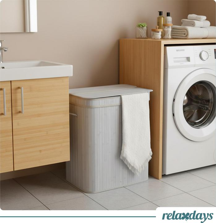 Actual product image Relaxdays Laundry bin (72 l)
