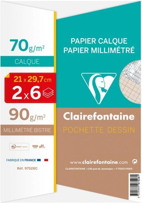 Image du produit Clairefontaine Dessin technique (70 g/m², 6 x)