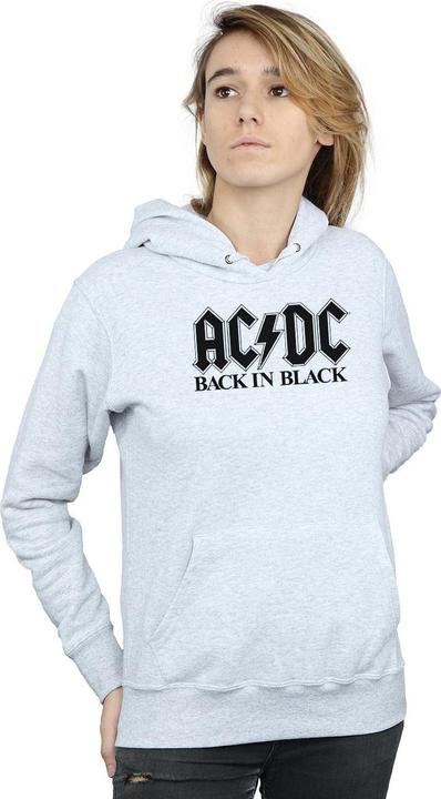 Image du produit AC/DC - Sweat à capuche BACK IN BLACK LOGO - Femme (M)