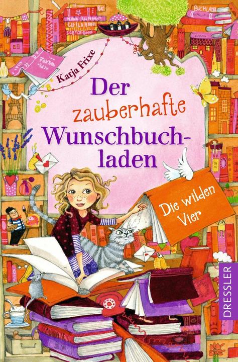 Image du produit Der zauberhafte Wunschbuchladen 4. Die wilden Vier! (Allemand, Florentine Prechtel, Katia Frixe, 2024)