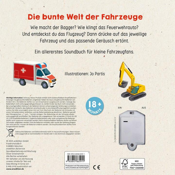 Immagine prodotto Such mal, hör mal! Meine Fahrzeuge (Tedesco)