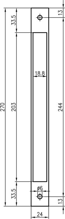 MSL Unterlagsplatte B-19421