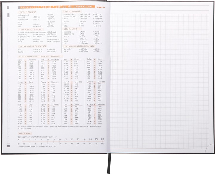 Actual product image Rhodia Notebook Rhodiactive (A4, Checked, Hardcover)