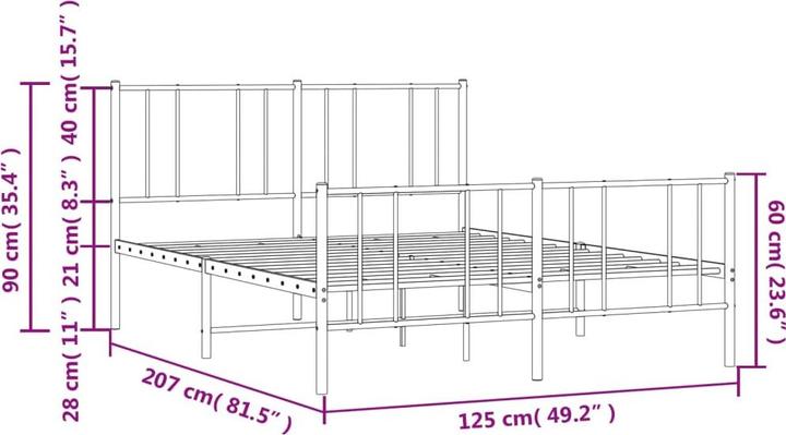 Image du produit vidaXL Bettgestell (120 x 200 cm)