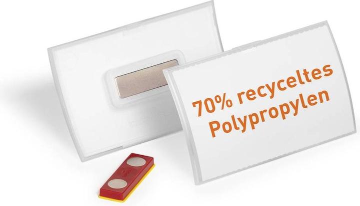 Actual product image Durable Name badges Click Fold with magnet twist-proof