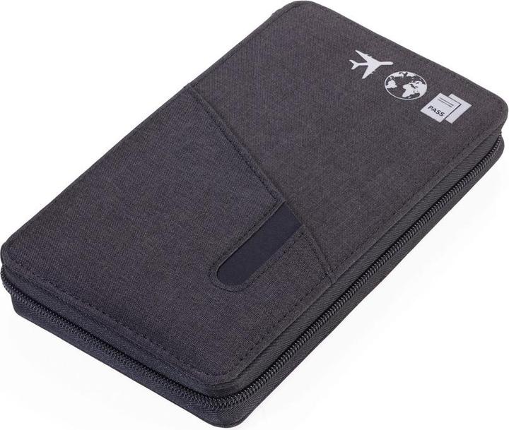 Produktbild Troika CARGOSAFE Reiseetui mit Reissverschlus, dunkelgrau