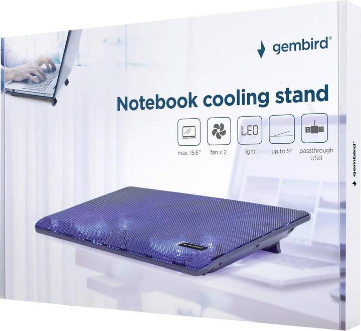 Produktbild Gembird NBS-2F15-05 Notebook-Kühlpad (15.6 Zoll)