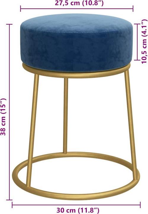 Actual product image vidaXL Stool