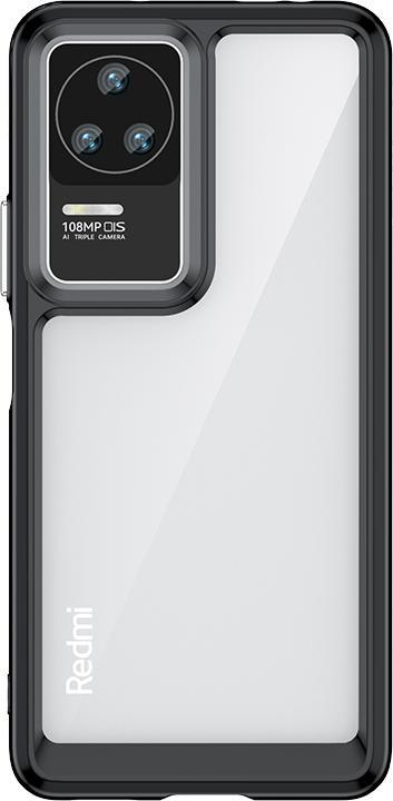 Produktbild Hurtel Weltraumhülle für Xiaomi Poco F4 5G Hülle mit flexiblem Rahmen schwarz (Xiaomi Poco  M4 5G)