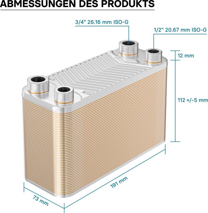 Produktbild Wiltec Wärmetauscher