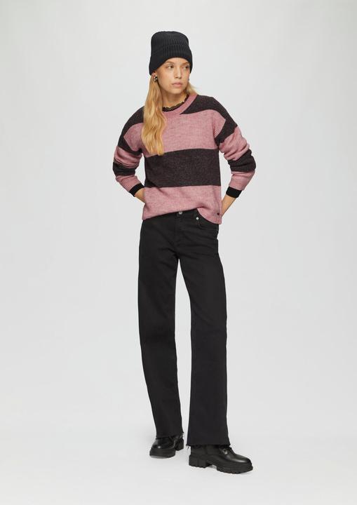 Produktbild S.Oliver Strickpullover Melierter Strickpullover mit überschnittenen Ärmeln (XXL)