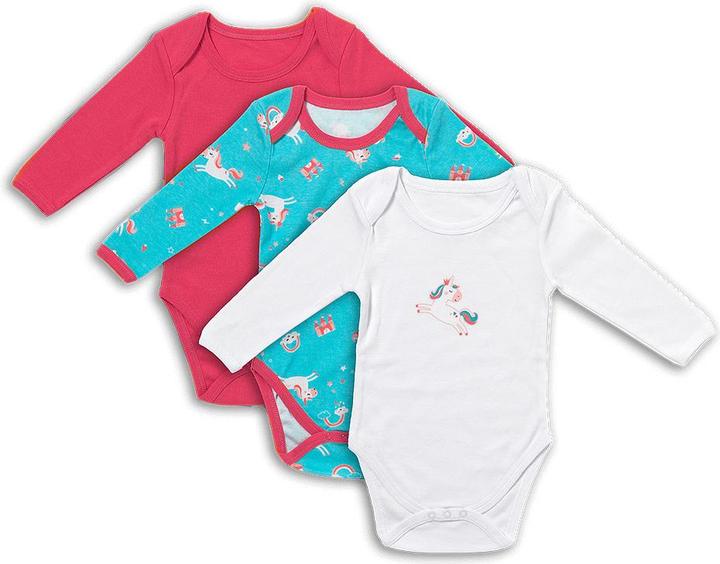 Produktbild Schlummersack Bio Baby-Bodys langarm 3er-Pack (62)