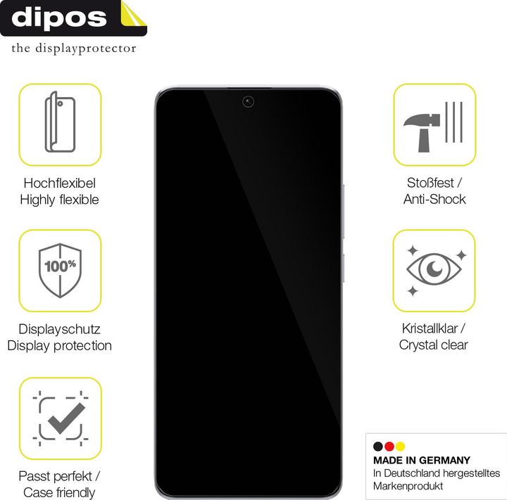 Produktbild Dipos Displayschutzfolie Full-Cover 3D (2 Stk., Xiaomi Redmi Note 13 Pro)