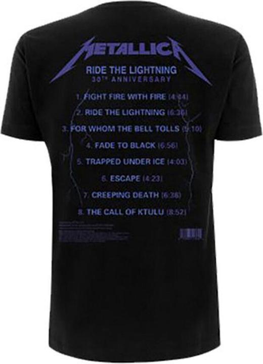 Produktbild Metallica Erwachsene Ride The Lightning Tracks TShirt (XL)