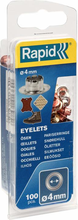 Rapid Ösen 4mm 100 Stück