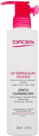 Image du produit Topicrem Lait nettoyant doux UH FACE (Lait nettoyant, 200 ml)