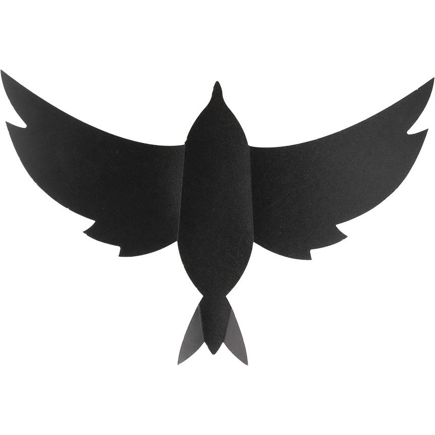 Thumbnail - Securit, Pinnwand, 3D-Wand-Kreidetafel "BIRD", schwarz inklusive Montagematerial und Kreidemarker