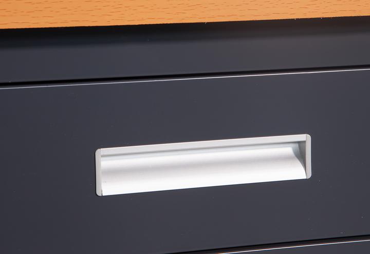 Produktbild Jet-Line Werkbank GROSNY 170 cm anthrazit (120 cm, 60 cm)