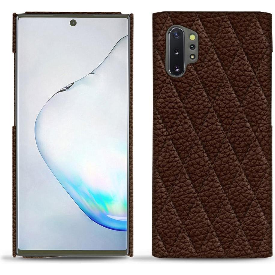 Noreve Lederschutzhülle (Samsung Galaxy Note 10+), Smartphone Hülle, Braun