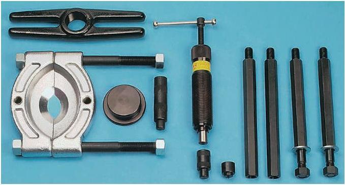 Actual product image RS PRO HD hydraulic bearing puller set