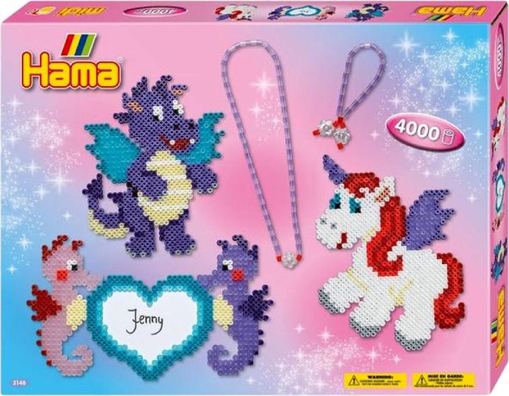 Actual product image Hama Perlen Gift box dragon friends