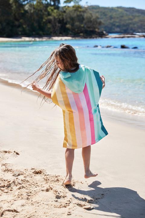 Image du produit Dock & Bay Kinder-Badeponcho Coastal Candy 75x55cm