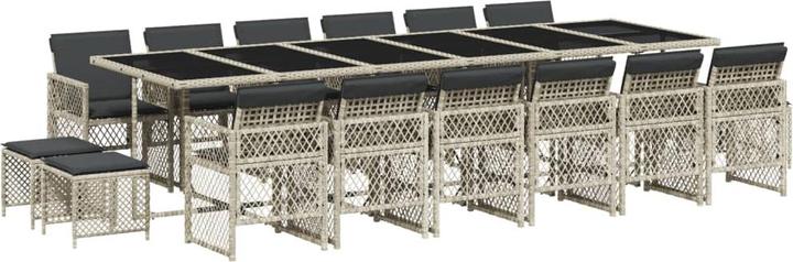 Produktbild vidaXL Garten Essgruppe (330 x 106 x 73 cm)