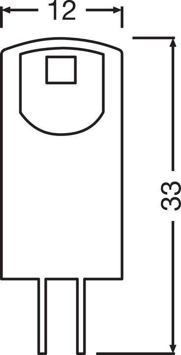 Image du produit Osram LED PIN 12 V (G4, 0.60 W, 55 lm, 1 x, G)
