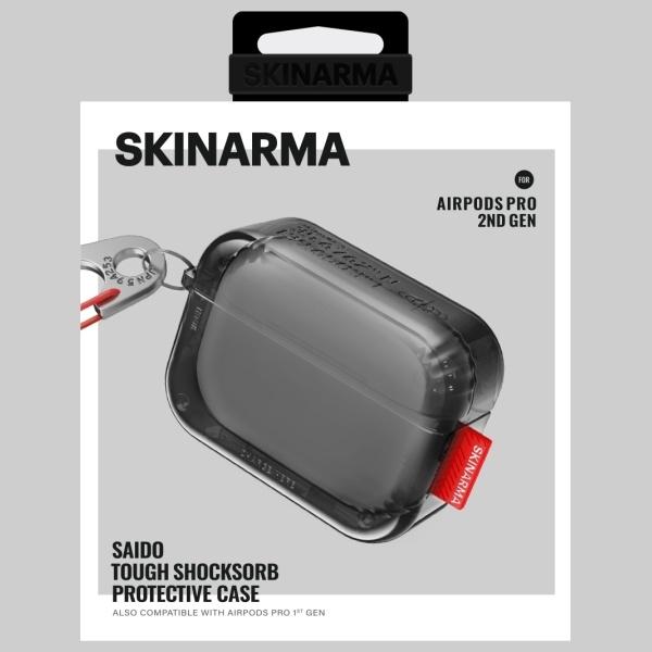 Image du produit Skinarma Etui Saido to AirPods Pro 2 black (Sac pour écouteurs)