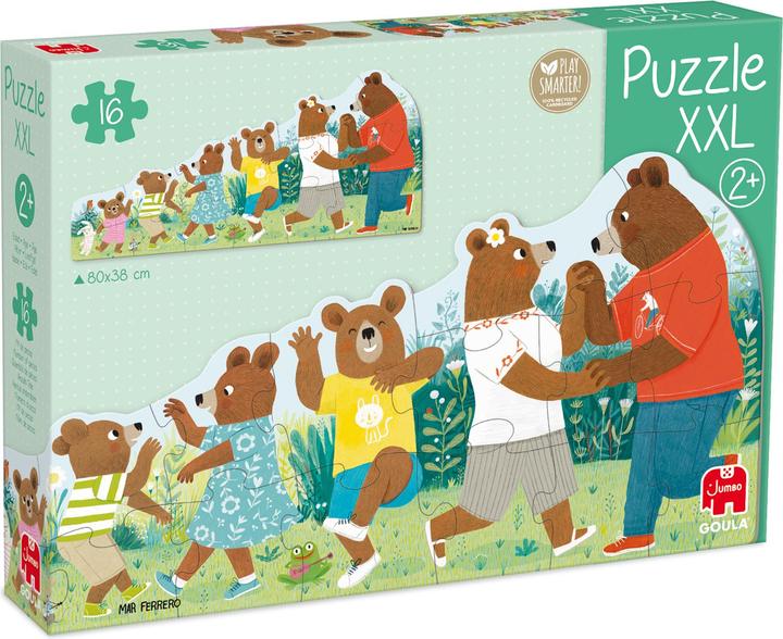 Produktbild Jumbo GOULA XXL-Puzzle Bärenfamilie.55266 (16 Teile)