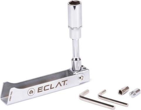 Actual product image Eclat STREET multi tool, alloy, cr-mo, silver