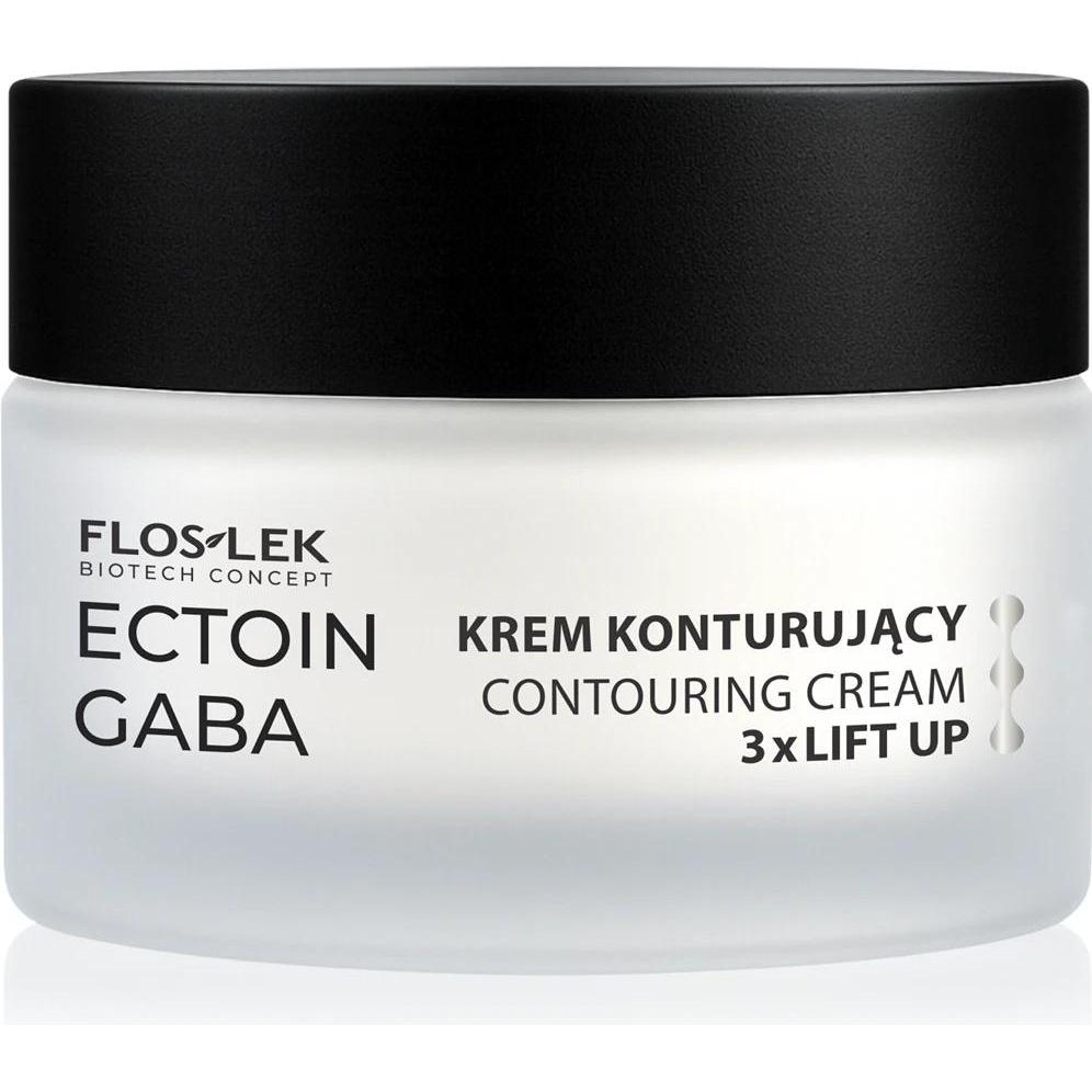 Floslek, Siero viso, FLOSLEK Ectoin Gaba krem konturujący do twarzy 50ml (50 ml)