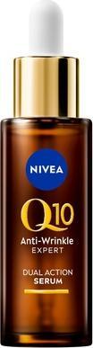 Actual product image NIVEA Q10 Double Action Serum 30ml Firming Anti-Aging Face Serum Moisturizer for Reducing Deep Wrink (30 ml)