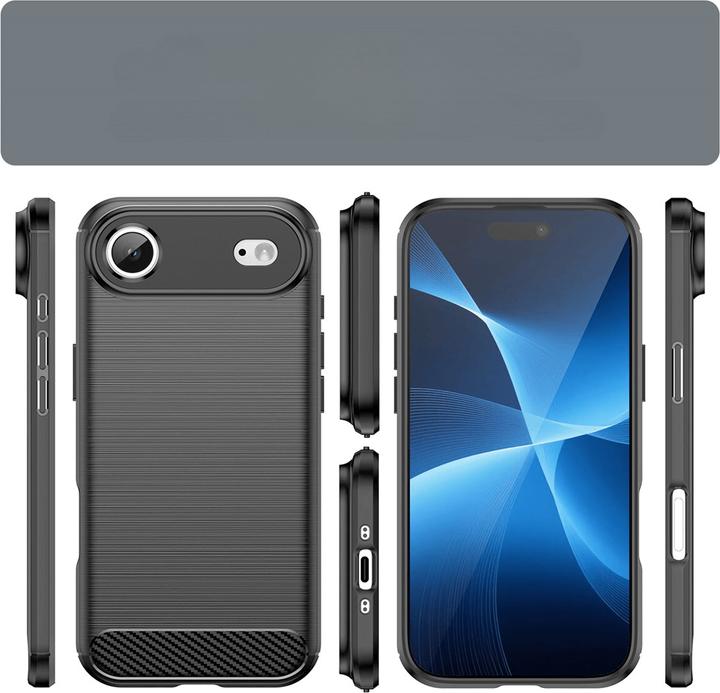 Image du produit Cover-Discount iPhone 17 Air - Metall Carbon Look Hülle (Apple iPhone Air)