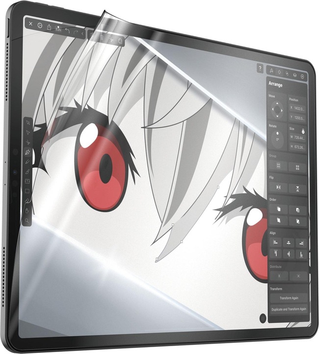 Actual product image PanzerGlass Graphic Paper (1 Piece, iPad Pro 12.9 2020 (4. Gen), iPad Pro 12.9 2021 (5th Gen), iPad Pro 12.9 2018 (3. Gen))