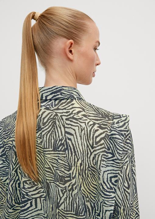 Produktbild Comma Bluse Hemdbluse mit Allover-Muster (44)