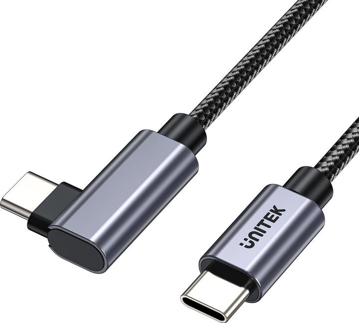 Image du produit Unitek Câble USB-C - USB-C Czarno-srebrny (C14123BK-3M) (3 m, 100 W)