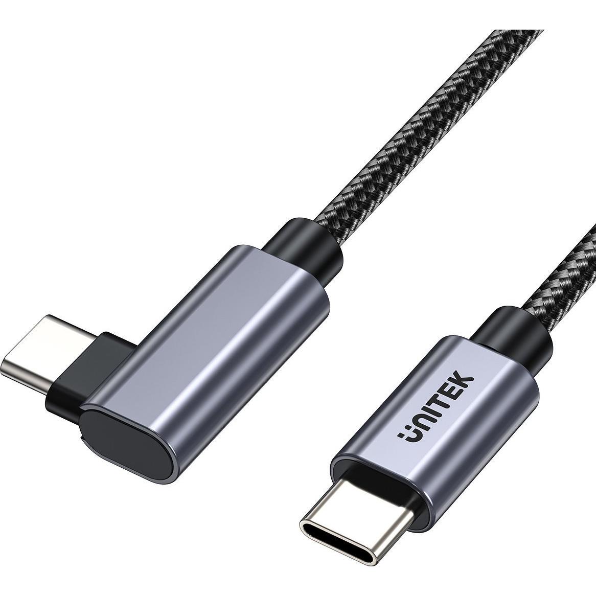 Unitek Kabel USB USB-C - USB-C Czarno-srebrny (C14123BK-3M) (3 m, USB 3.0), USB Kabel