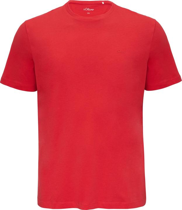 Produktbild S.Oliver T-Shirt T-Shirt aus reiner Baumwolle mit Logo-Print (XXL)