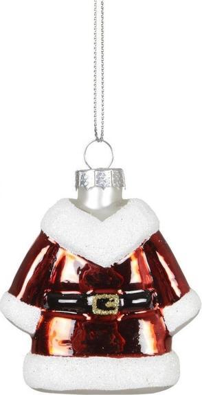 Produktbild Kaemingk Dekohänger Weihnachten - Stiefel, Mantel, Mütze - aus Glas - ca. 7,5 x 4 x 8 cm - 1 Stück (1x)